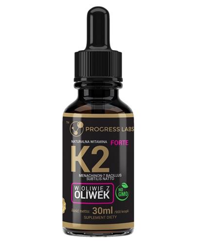 Progress Labs Naturalna Witamina K2 Forte - 30 ml - cena, opinie, właściwości