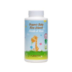 Azeta Bio, organiczna skrobia ryżowa do kąpieli dla niemowląt, 100 g