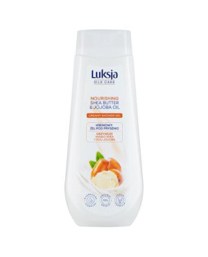 Luksja Silk Care Kremowy Żel pod prysznic Masło shea i Olej jojoba, 500 ml