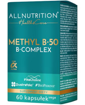 Allnutrition Health & Care Methyl B-50 B-Complex, 60 kapsułek