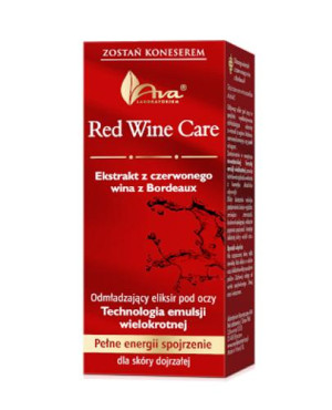 Ava Laboratorium Red Wine Care Extract z czerwonego wina z Bordeaux, Odmładzający eliksir pod oczy, 15 ml