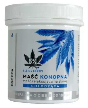 Maść konopna relaksująca-chłodząca na skórę, 250 ml