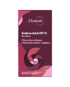 VIS PLANTIS ELEMENT FILTRAT ŚLUZU ŚLIMAKA Krem na dzień do twarzy SPF15 - 50 ml