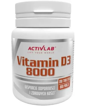 ActivLab Vitamin D3 8000 200 tabletek