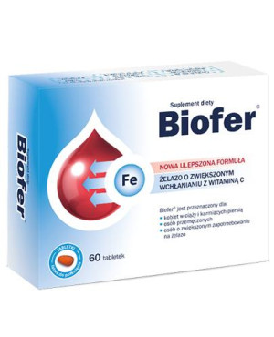 Biofer, tabletki, 60 sztuk