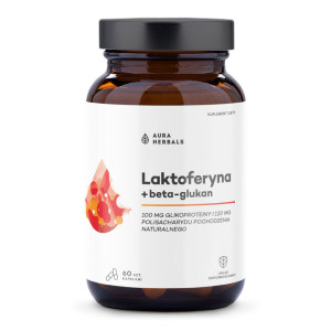 Laktoferyna + beta-glukan, kapsułki, 60 sztuk