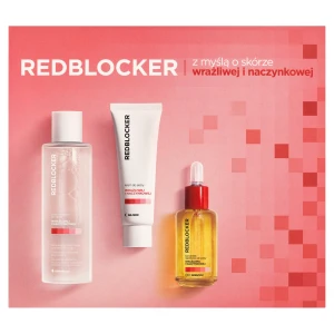 Redblocker, Zestaw koncentrat naprawczy 30 ml + krem na noc 50 ml + płyn micelarny 200 ml