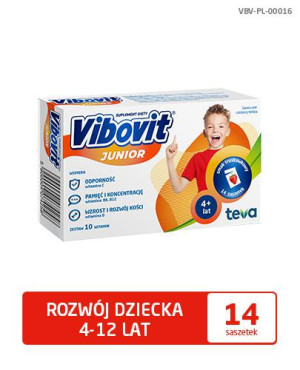 VIBOVIT JUNIOR Truskawkowy - 14 sasz.