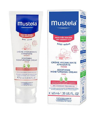 Mustela Bebe Enfant Łagodzący Krem nawilżający do twarzy, 40 ml