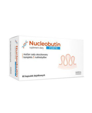 Nucleobutin FORTE, kapsułki, 60 sztuk
