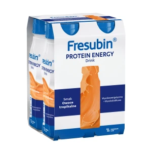 Fresubin Protein Energy drink o smaku owoców tropikalnych, 4 x 200 ml