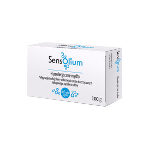 SENSOLIUM Hipoalergiczne mydło - 100 g. Do skóry suchej skłonnej do AZS.