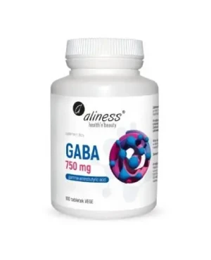 Aliness Gaba 750 mg, tabletki vege, 100 sztuk