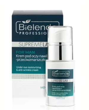Bielenda Professional SupremeLab For Man krem pod oczy nawilżająco-przeciwzmarszczkowy 15 ml