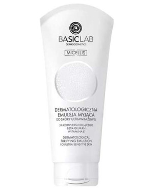 Basiclab Dermatologiczna Emulsja myjąca do skóry ultrawrażliwej, 100 ml