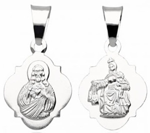 Srebrny Medalik Szkaplerz pr 925