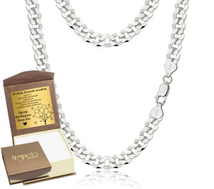 Srebrny Łańcuszek Męski Pancerka Pełny 6,50 mm pr 925