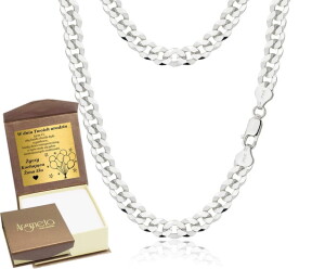 Srebrny Łańcuszek Męski Pancerka Pełna 7,50 mm pr 925 Grawer Gratis