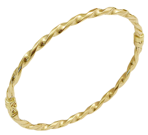Bransoletka Złota Damska Sztywna 3,20 mm pr 585 Grawer Gratis
