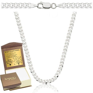 Srebrny Łańcuszek Pancerka 3,80 mm pr 925 Grawer Gratis