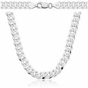 Srebrny Łańcuszek Męski Pancerka 8,20 mm pr 925 Grawer Gratis