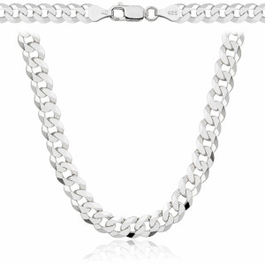 Srebrny Łańcuszek Męski Pancerka Pełny 6,00 mm pr 925 Grawer Gratis