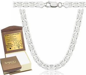 Srebrny Łańcuszek Męski Gucci 6,50 mm pr 925 Grawer Gratis