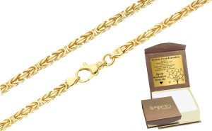 Łańcuszek Złoty Splot Królewski 3,20 mm Pełny pr 585