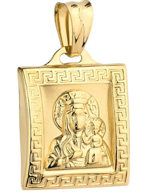 Medalik Złoty Matka Boska w Obrazie pr. 585