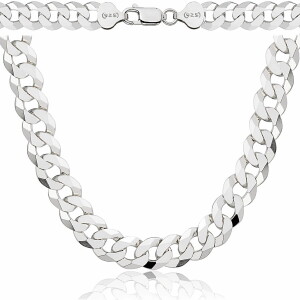 Srebrny Łańcuszek Męski Pancerka 10, 30 mm pr 925