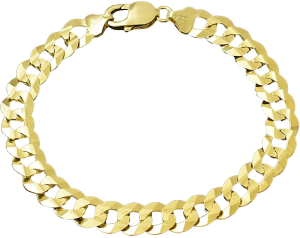 Bransoletka Złota Męska Pancerka 9,30 mm pr 585 Grawer Gratis