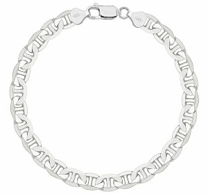 Srebrna Bransoletka Męska Gucci 6,50 mm pr 925 Grawer Gratis