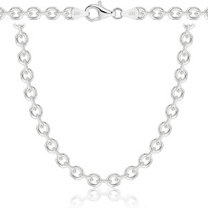 Srebrny Łańcuszek Męski Ankier 4,50 mm pr 925 Grawer Gratis