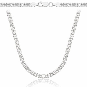 Łańcuszek Srebrny Splot Królewski Kwadratowy 3,00 mm pr 925 Grawer Gratis
