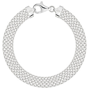 Bransoletka Srebrna Bismark 9,00 mm pr 925 Grawer Gratis