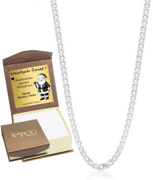 Łańcuszek Srebrny Pancerka 2,80 mm pr 925 Grawer Gratis