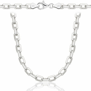 Srebrny Łańcuszek Męski Ankier Gruby 6,00 mm pr 925