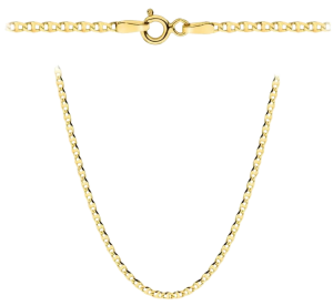 Złoty Łańcuszek Gucci Marina Pełny Diamentowany pr 585