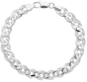 Srebrna Bransoletka Nonna Monaliza 9,00 mm pr 925 Grawer Gratis