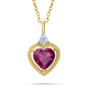 Złota Zawieszka z Diamentami pr 585 / 14 karat