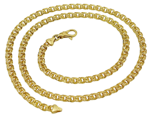 Łańcuszek Złoty Garibaldka 4,60 mm Pełny pr 585