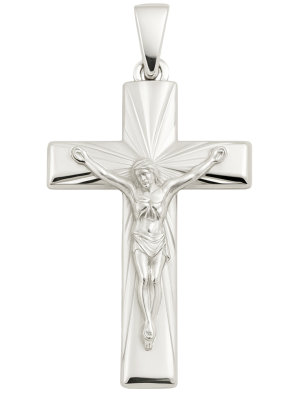 Srebrny Krzyżyk z Jezusem pr 925