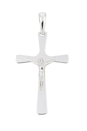 Srebrny Krzyżyk z Jezusem pr 925