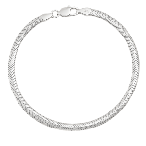 Bransoletka Srebrna Wąż Diamentowany 3,40 mm pr 925