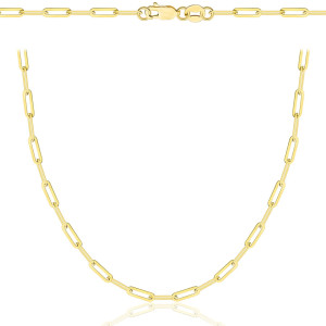 Złoty Łańcuszek Ankier Pełny 2,10 mm Damski pr 585