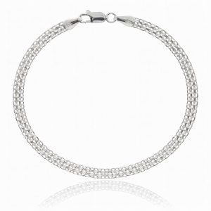 Bransoletka Srebrna Bismark 4,50 mm pr 925 Grawer Gratis