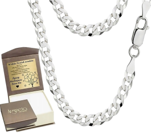 Srebrny Łańcuszek Męski Pancerka Pełna 5,00 mm pr 925 Grawer Gratis