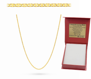 Złoty Łańcuszek Damski Pełny Gucci pr 585