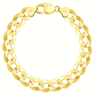 Srebrna Bransoletka Pancerka 11,00 mm Pozłacana pr 925 Grawer Gratis