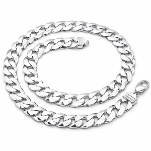 Srebrny Łańcuch Męski Pancerka Pełny 14,00 mm pr 925